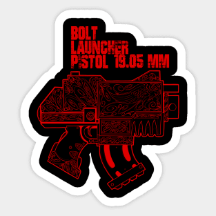 Bolt Launcher red Sticker